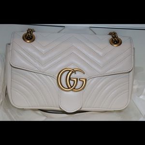 ❌SOLD❌ Cream Gucci Marmont bag.